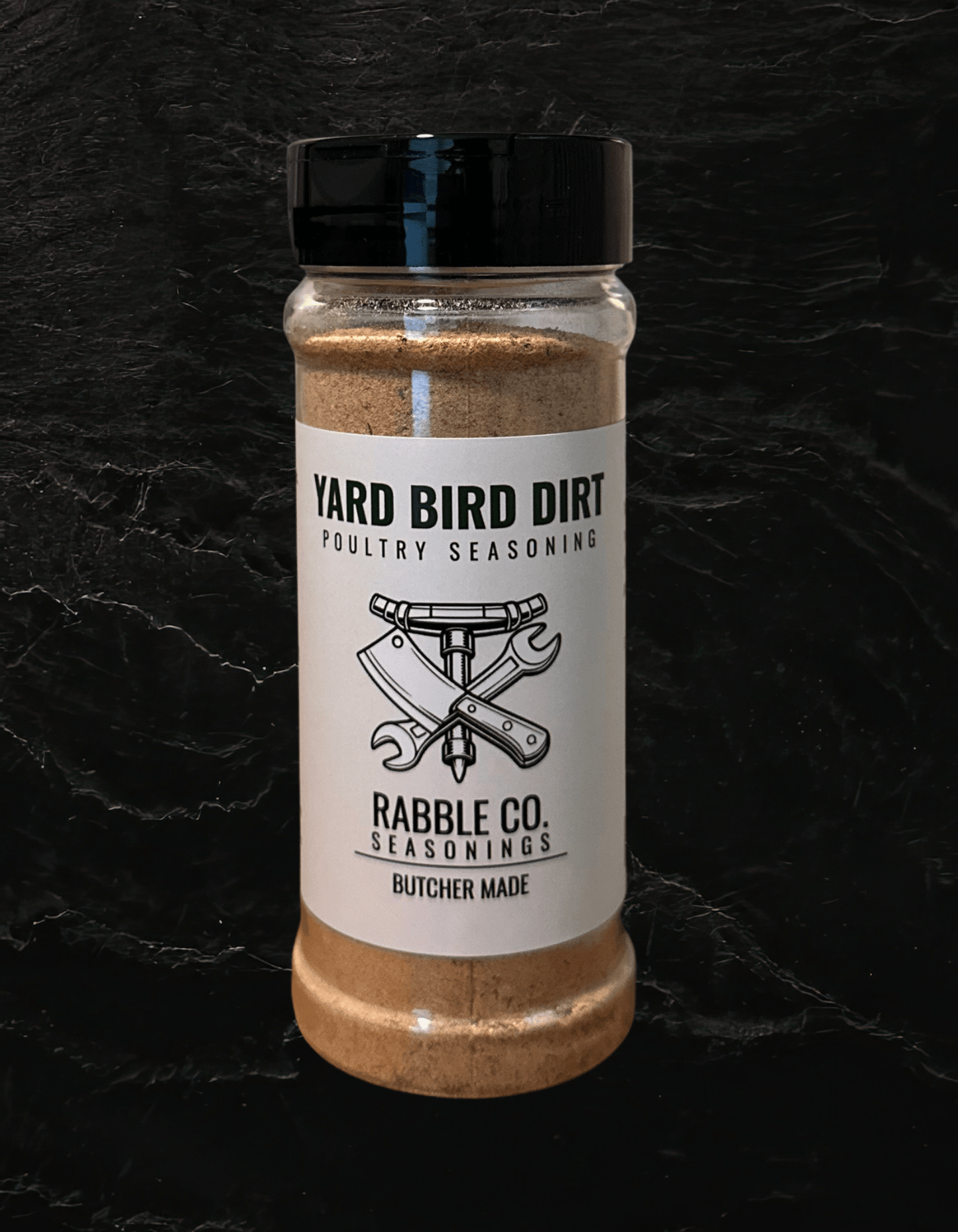 Yard Bird Dirt poultry seasoning, Texas craft chicken rub by Rabble Co.