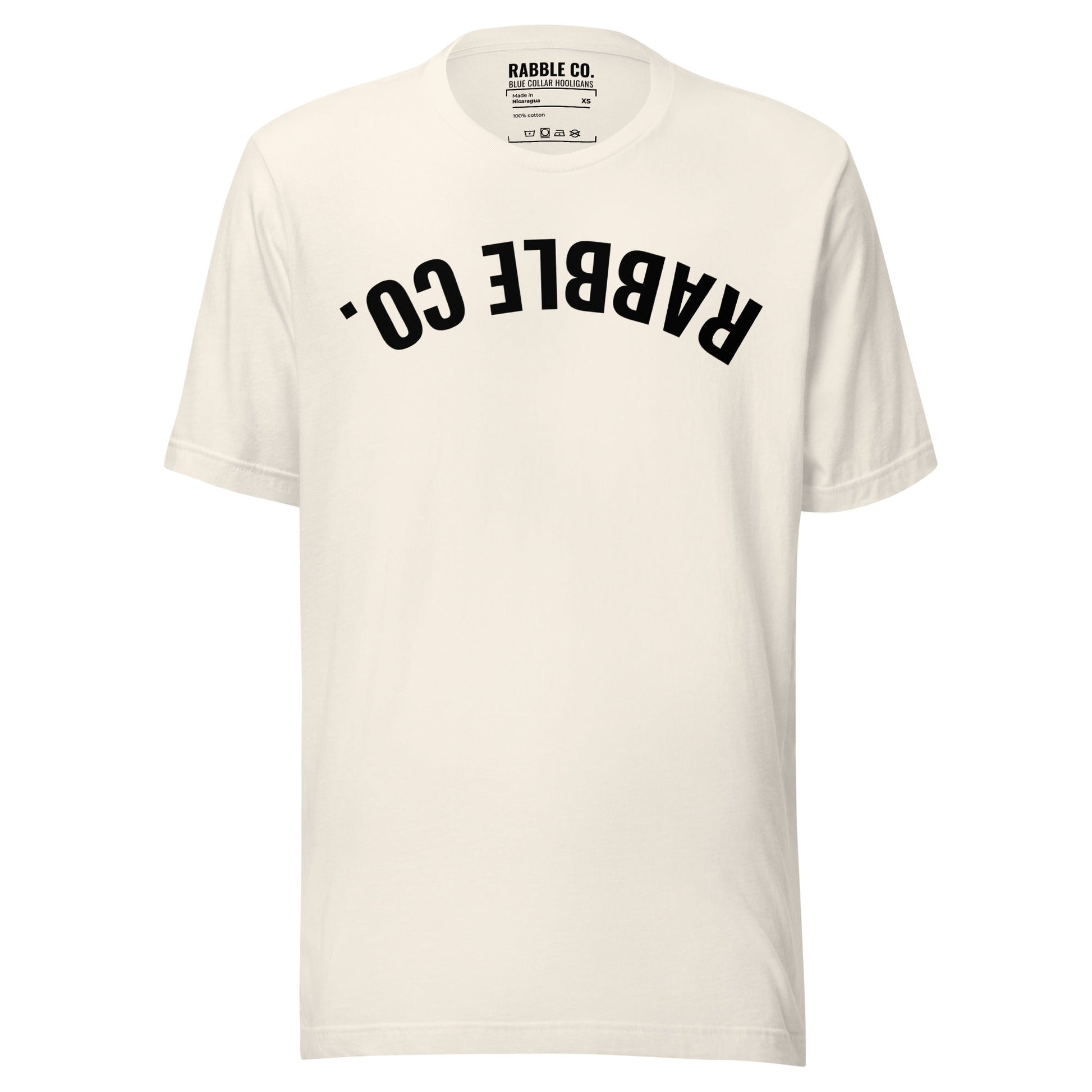 Flipped (B) - Fitted Unisex t-shirt - RABBLE COMPANY