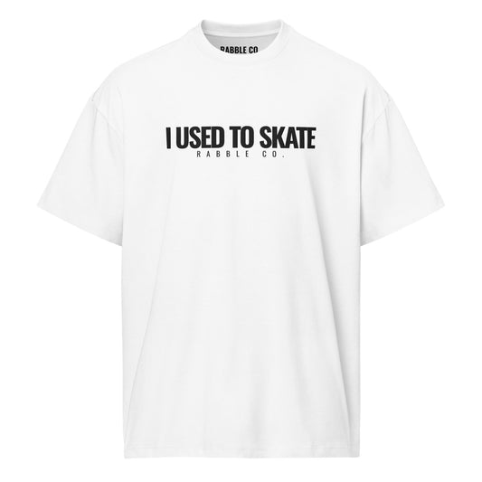 I Used To Skate - Heavyweight Men’s box tee - RABBLE COMPANY