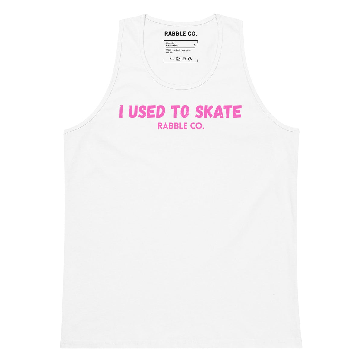 I Used To Skate (Pink) - Tank Top - RABBLE COMPANY