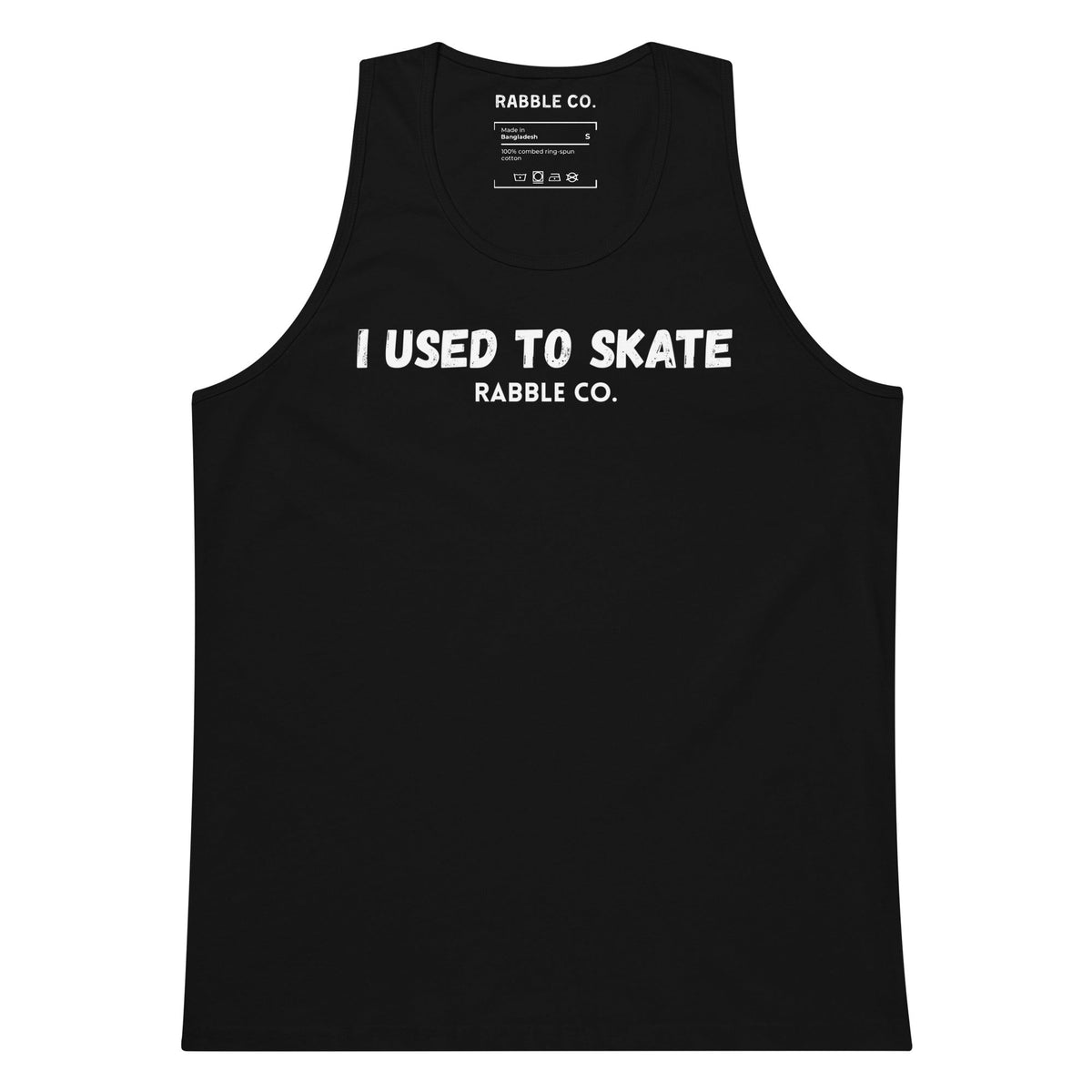 I Used To Skate (White) - Tank Top - RABBLE COMPANY