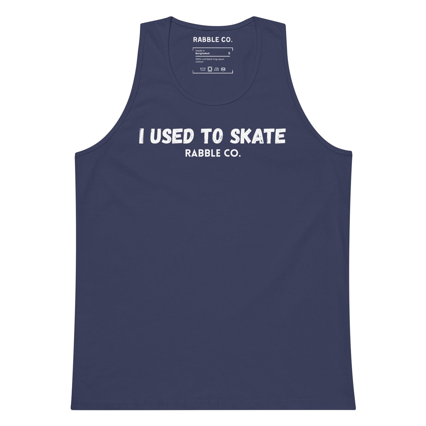 I Used To Skate (White) - Tank Top - RABBLE COMPANY