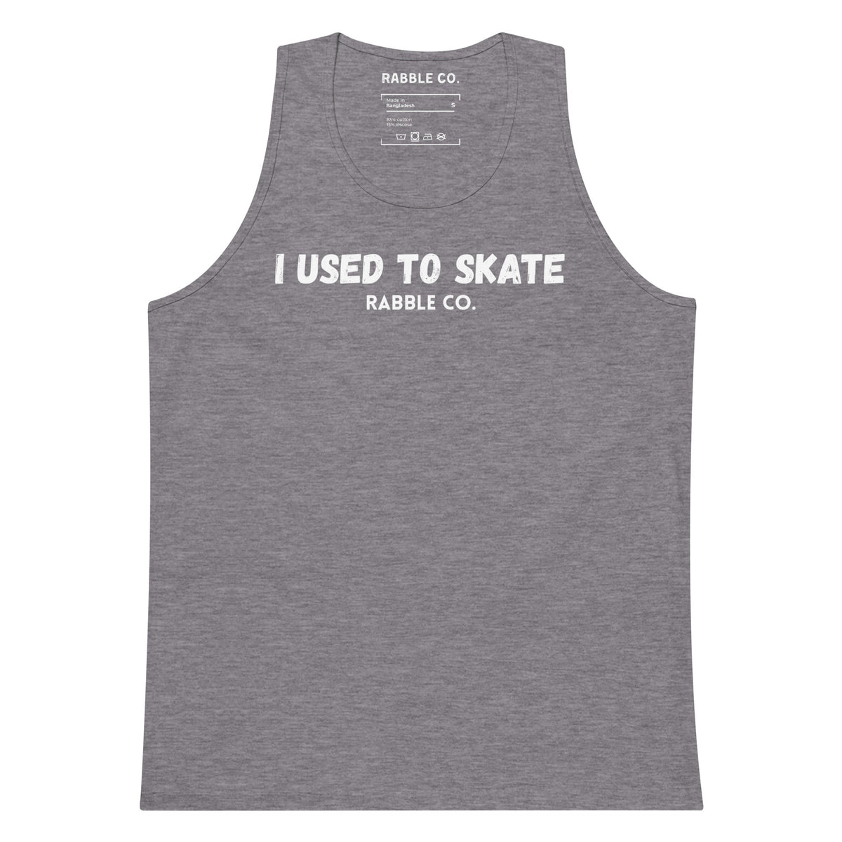 I Used To Skate (White) - Tank Top - RABBLE COMPANY