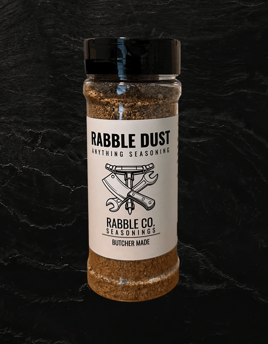 Rabble Dust small-batch BBQ seasoning, Texas craft rub by Rabble Co.