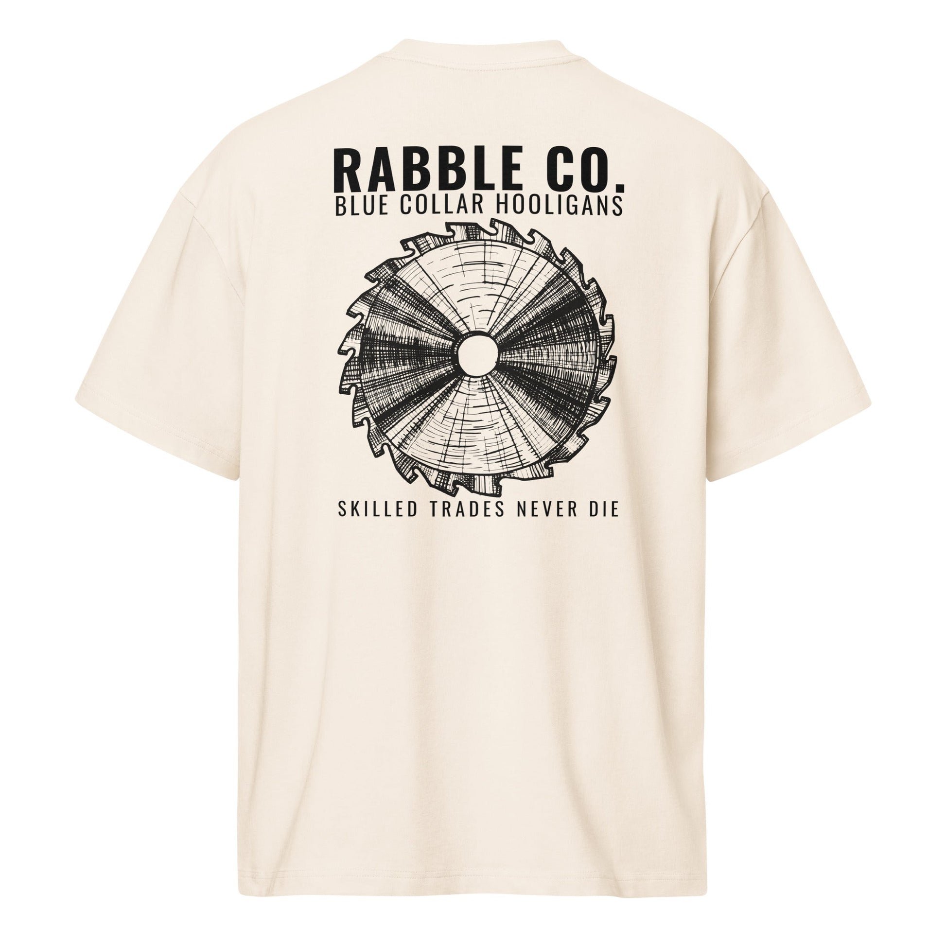 Skilled Saw (B) - Heavyweight Men’s box tee - RABBLE COMPANY