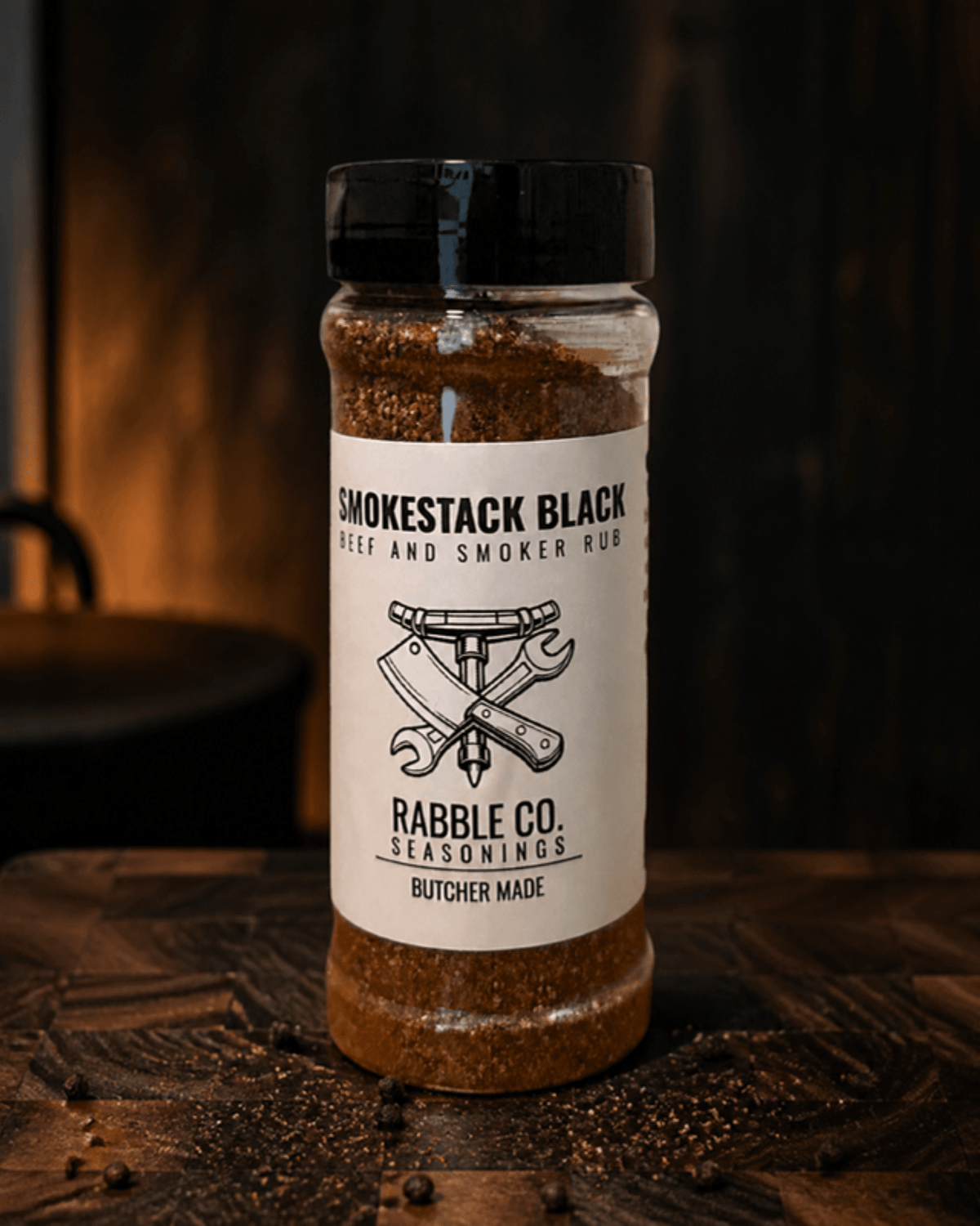 Smokestack Black - Beef & Smoker Rub - RABBLE CO.