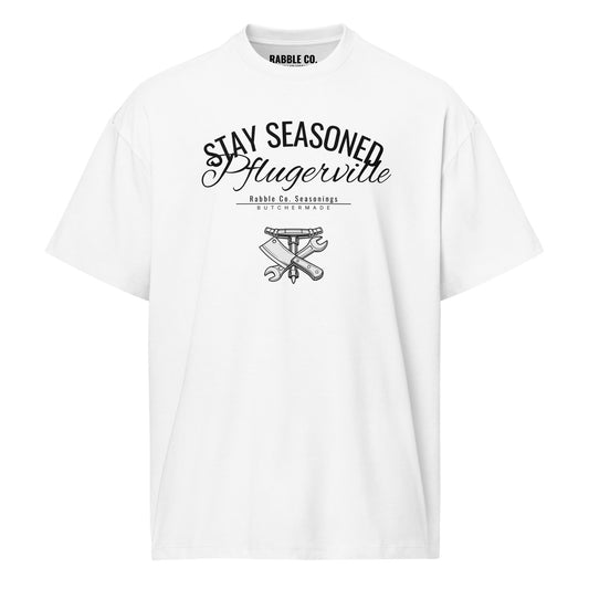Stay Seasoned Pf - Heavyweight Men’s box tee - RABBLE CO.