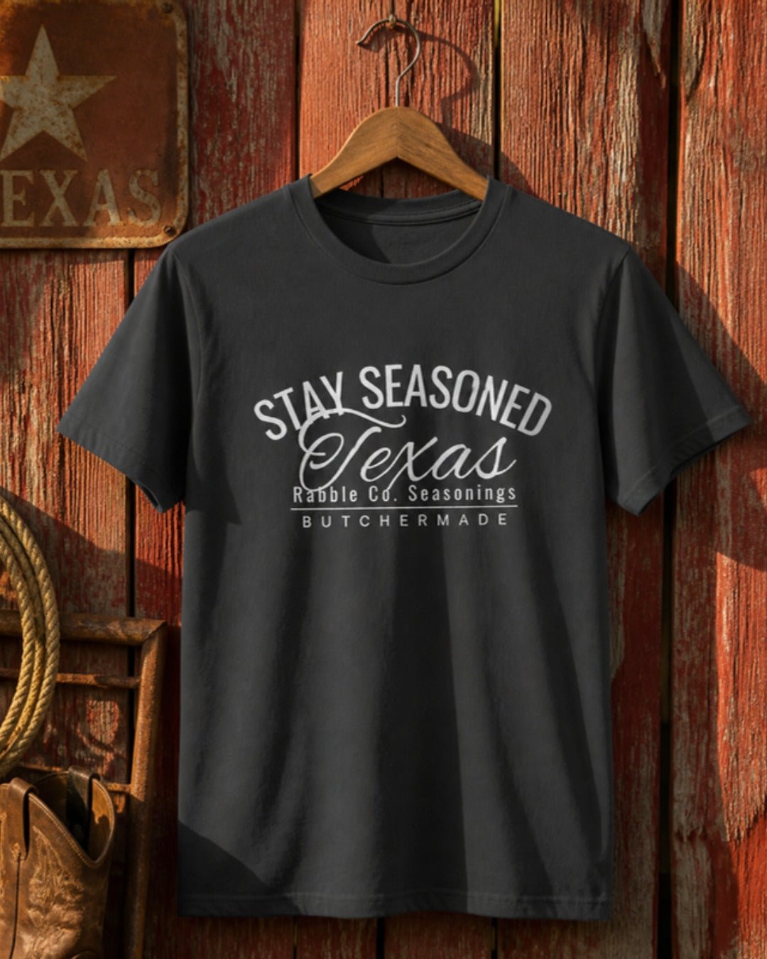 Stay Seasoned Texas - T-Shirt - RABBLE CO.