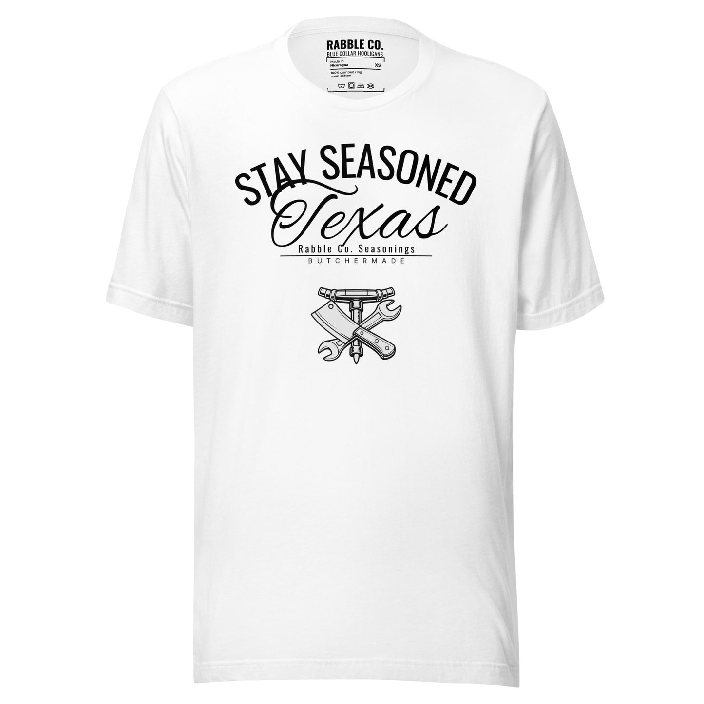 Stay Seasoned TX - Fitted T-shirt - RABBLE CO.