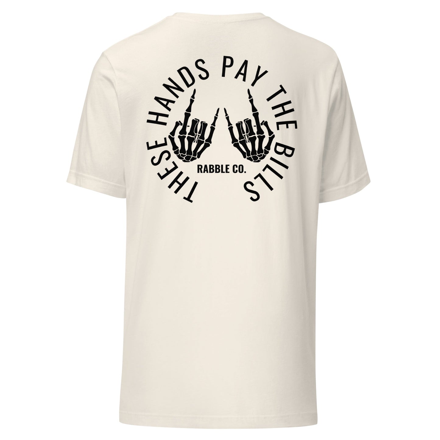 These Hands (B) - Fitted Unisex t-shirt - RABBLE COMPANY