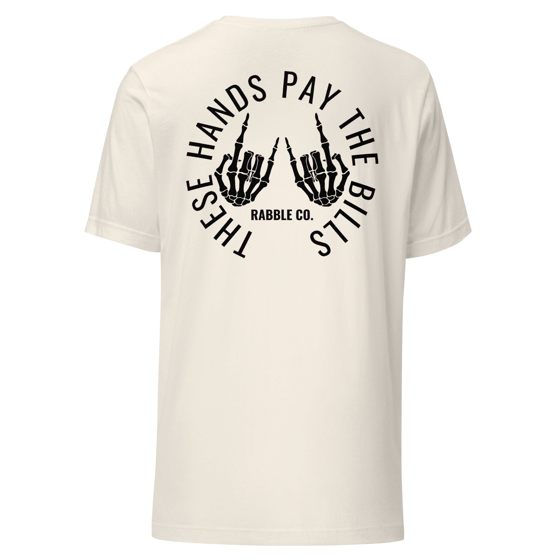 These Hands (B) - Fitted Unisex t-shirt - RABBLE COMPANY