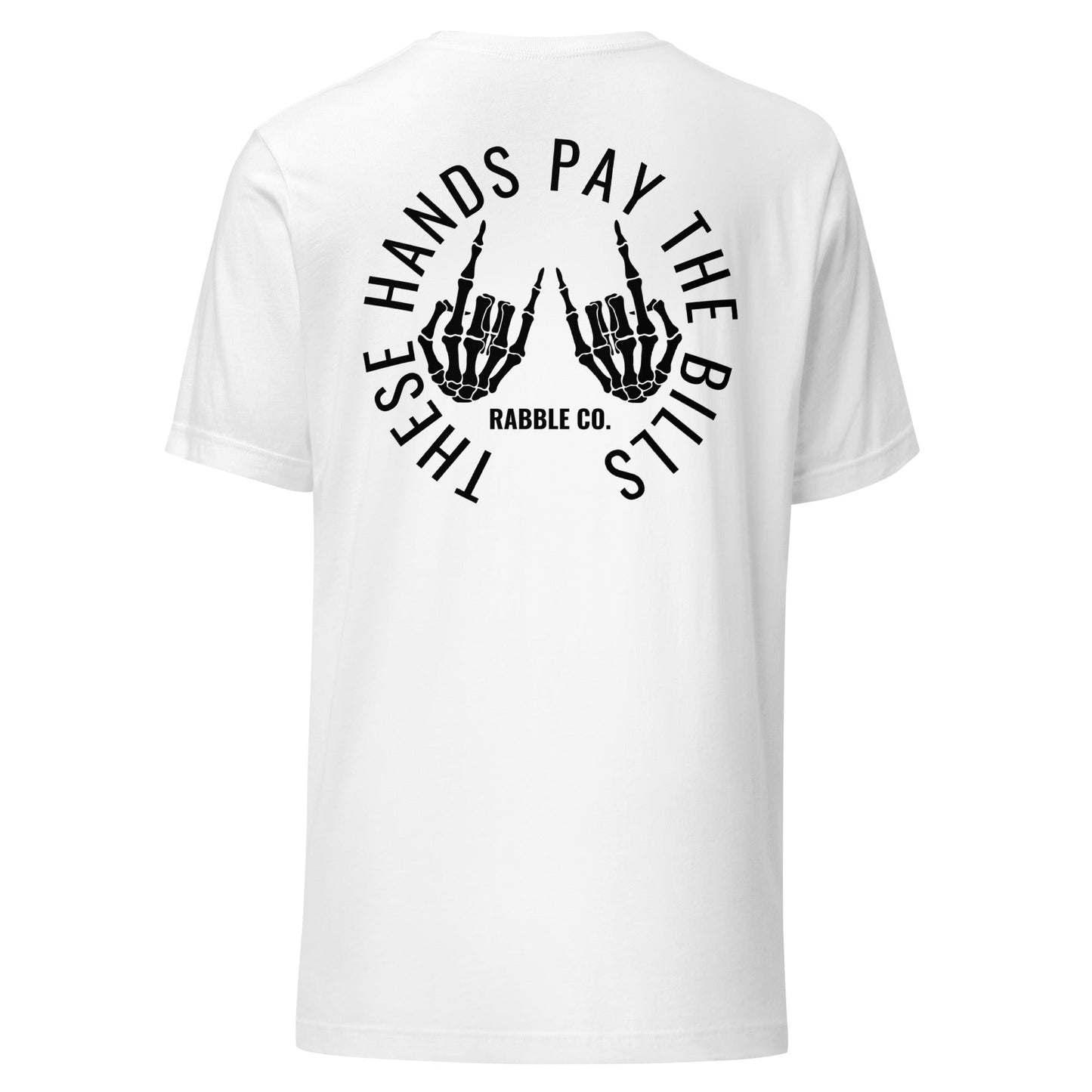 These Hands (B) - Fitted Unisex t-shirt - RABBLE COMPANY