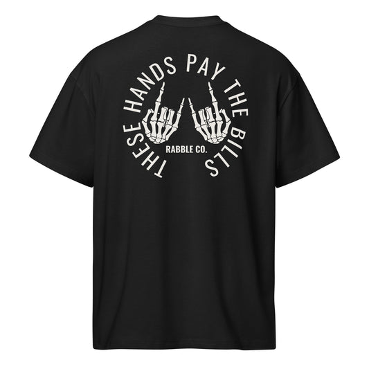 These Hands (W) - Heavyweight Men’s box tee - RABBLE COMPANY