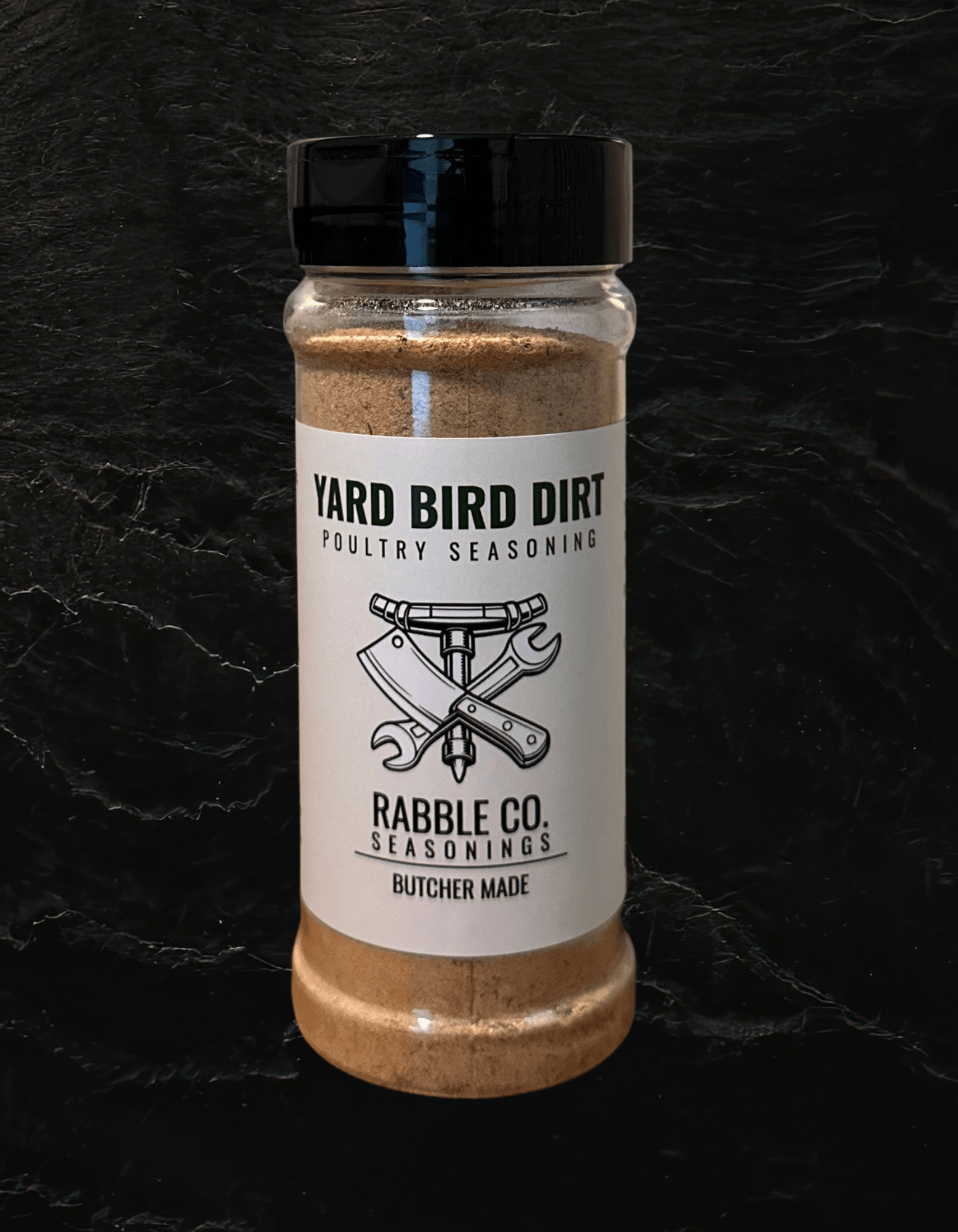 Yard Bird Dirt poultry seasoning, Texas craft chicken rub by Rabble Co.